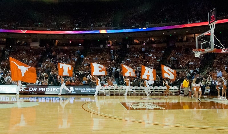 Texas Longhorns Basketball Interactive Seating Chart | Moody Center