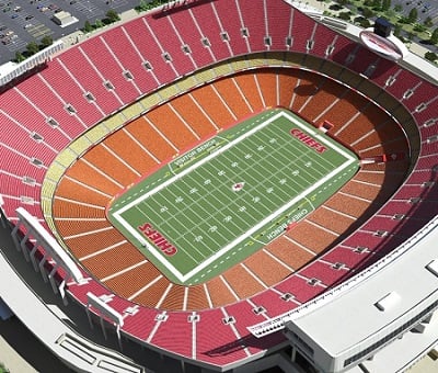 Kansas City Chiefs Interactive Seating Chart with Seat Views