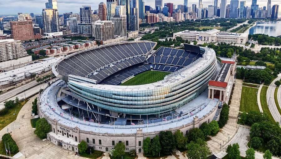 Chicago Bears Interactive Seating Chart with Seat Views