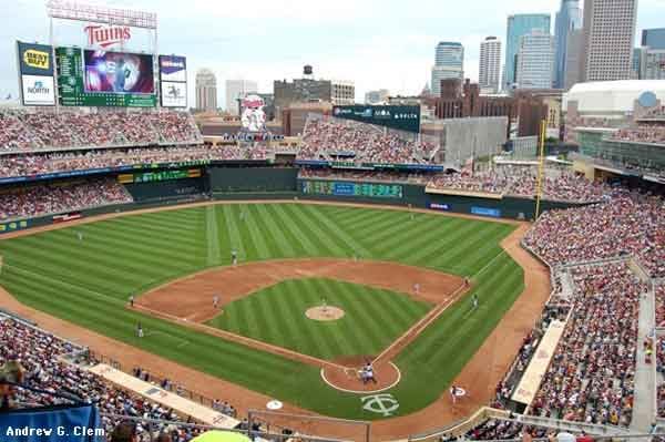 Minnesota Twins Interactive Seating Chart with Seat Views