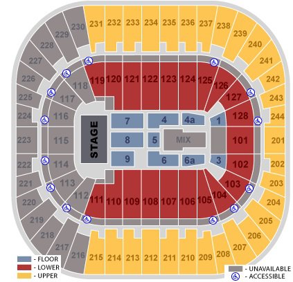 Izod Center Seating Chart Izod Center Seating Chart