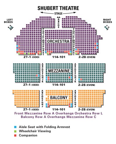 Matilda Seating Chart - Matilda The Musical Matilda Seating Chart - The Musical at Shubert Theater