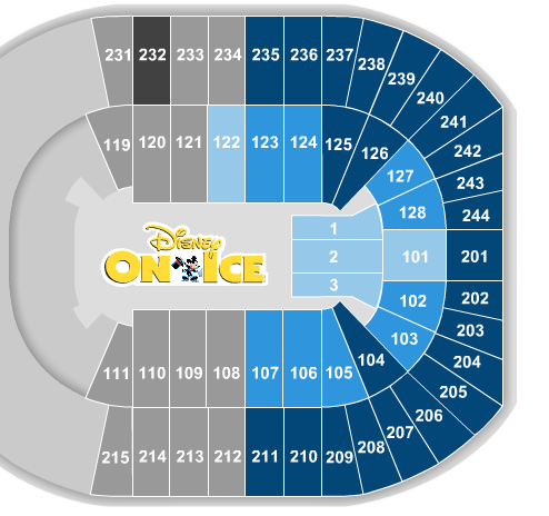 Disney On Ice Seating Chart