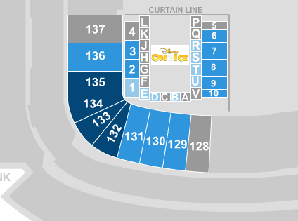 Disney On Ice Seating Chart Reliant Stadium
