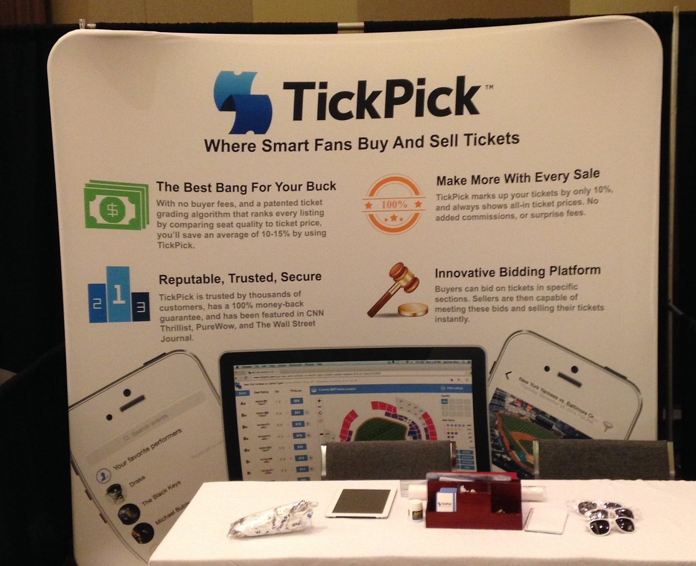 Ticket Summit TickPick Booth 2