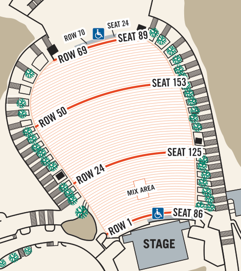 Red Rocks Seating Chart