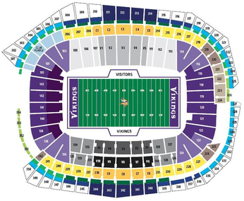 New Vikings Stadium Seating Chart