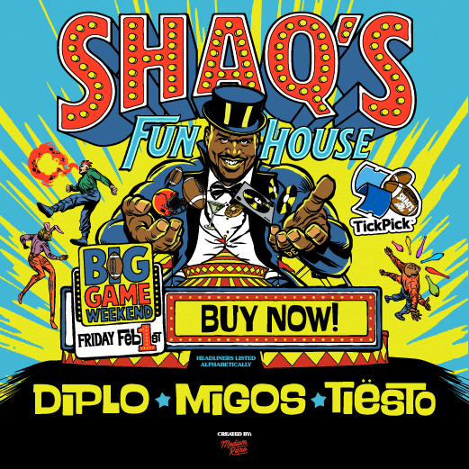 Shaq’s Fun House – Super Bowl Party in Atlanta