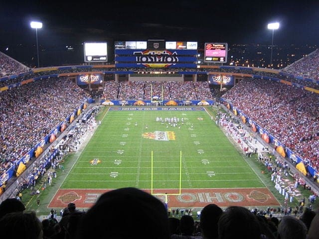 Fiesta Bowl Interactive Seating Chart with Seat Views