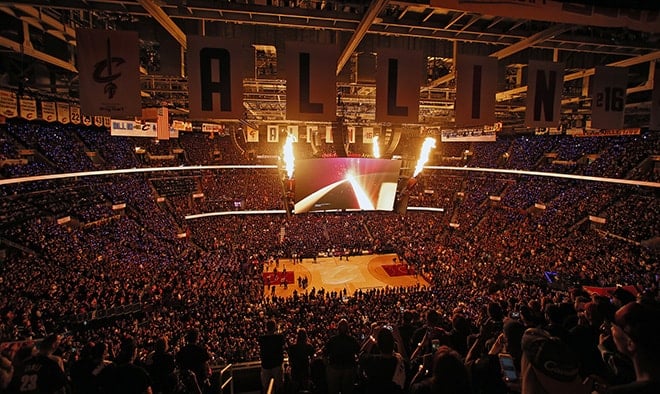 Cleveland Cavaliers Interactive Seating Chart with Seat Views