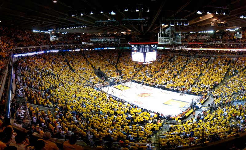 Golden State Warriors Interactive Seating Chart with Seat Views