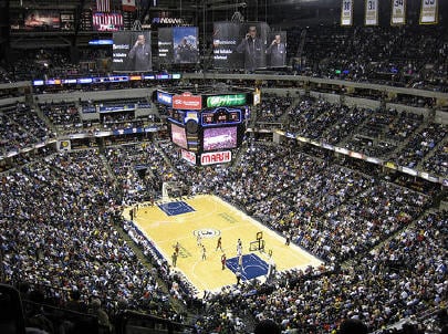Indiana Pacers Interactive Seating Chart with Seat Views