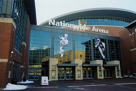 Columbus Blue Jackets Interactive Seating Chart with Seat Views