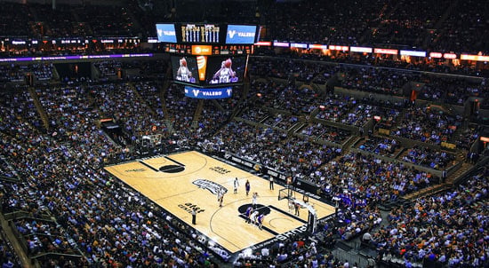 San Antonio Spurs Interactive Seating Chart with Seat Views