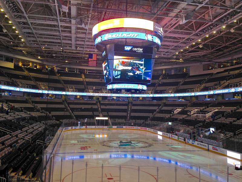 San Jose Sharks Interactive Seating Chart with Seat Views