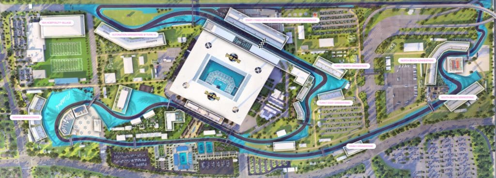 Miami Grand Prix seating chart overview