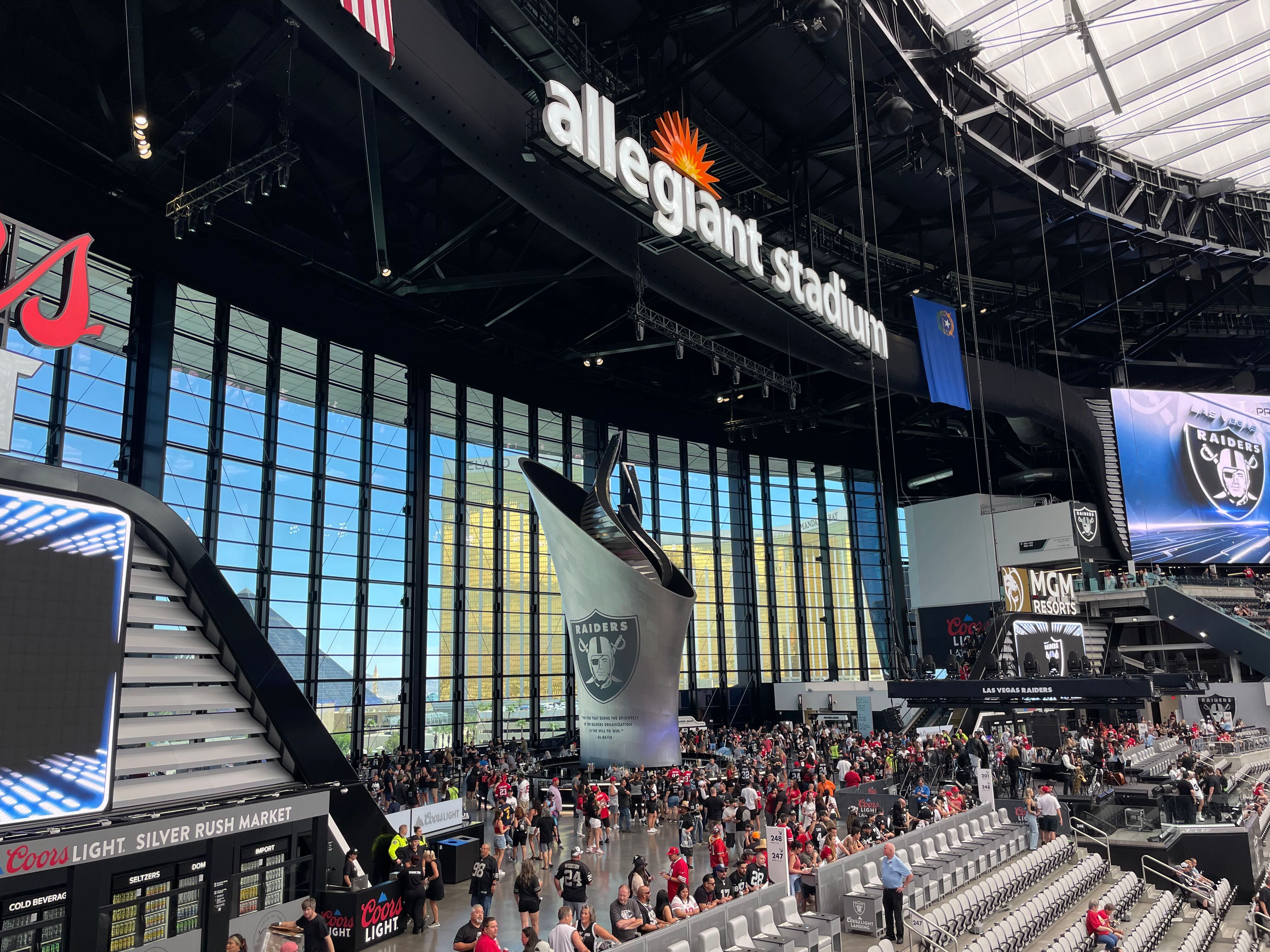 Las Vegas Raiders Interactive Seating Chart with Seat Views