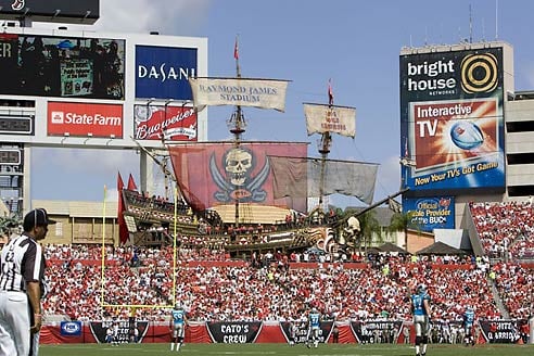 Tampa Bay Buccaneers Interactive Seating Chart with Seat Views