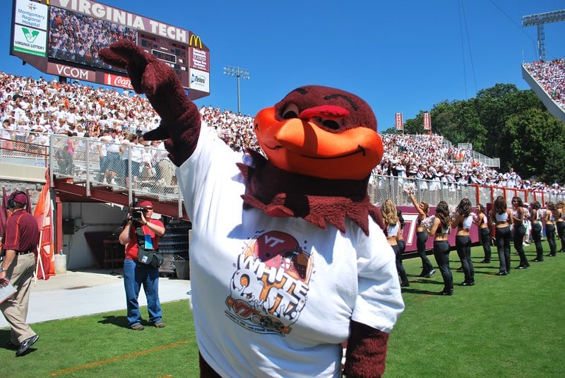 Virginia Tech Hokies Football Interactive Seating Chart