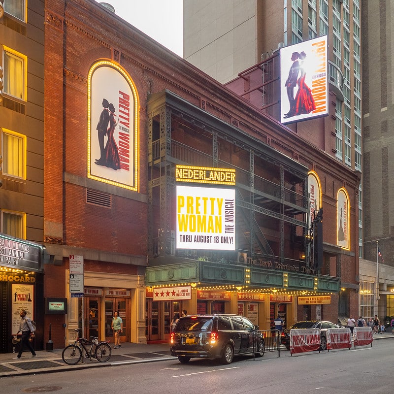 Nederlander Theatre Seating Chart for Redwood
