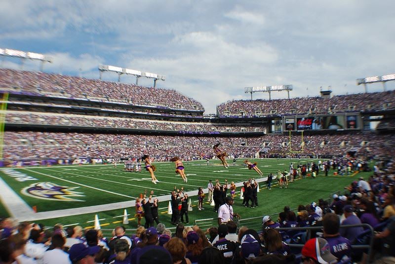 Baltimore Ravens Interactive Seating Chart with Seat Views