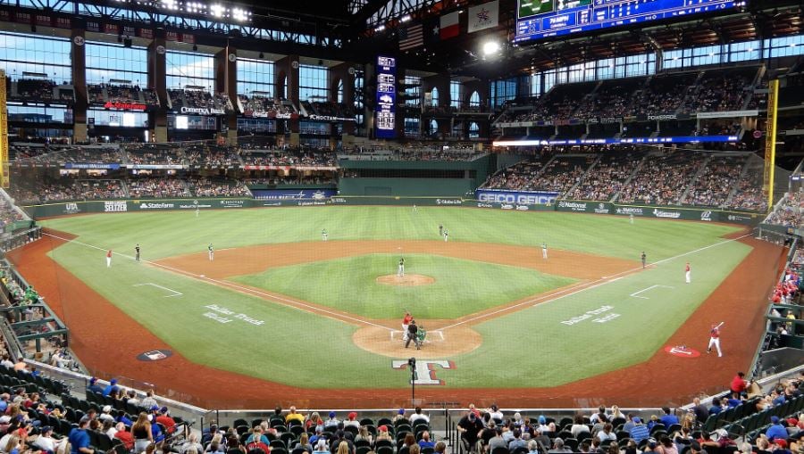Texas Rangers Interactive Seating Chart with Seat Views