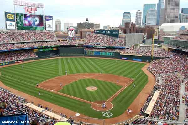 Minnesota Twins Interactive Seating Chart with Seat Views