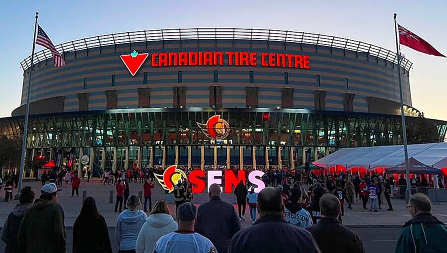Ottawa Senators Interactive Seating Chart with Seat Views